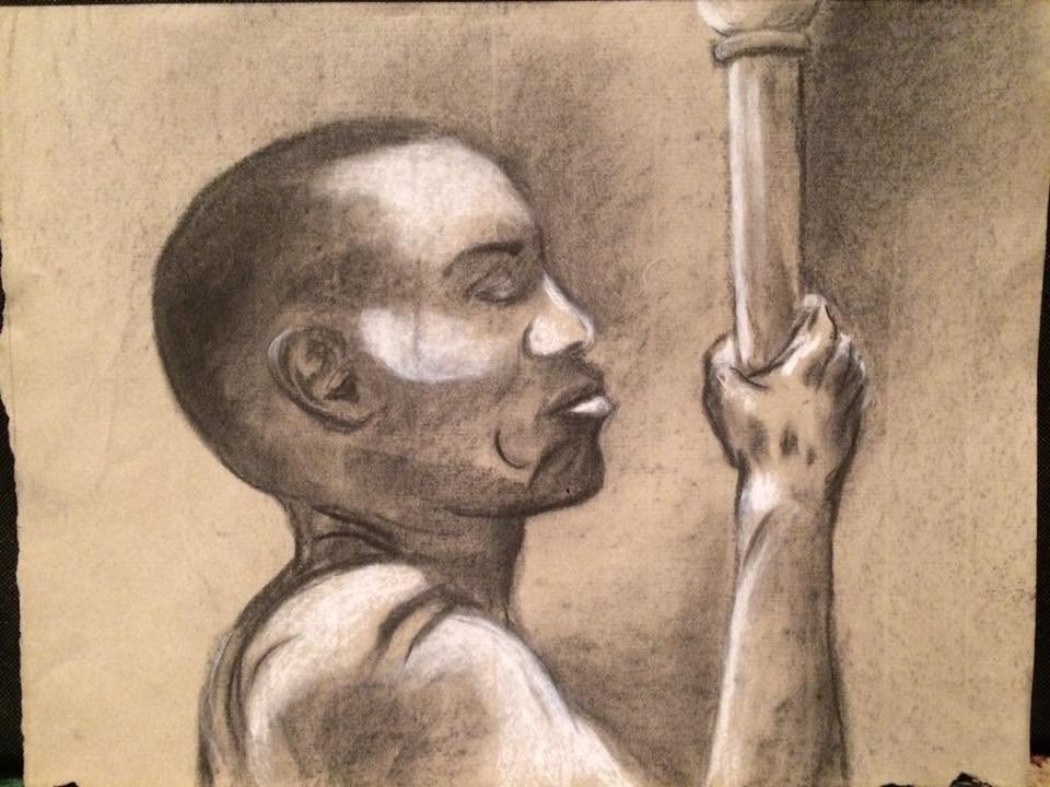 Man with stick